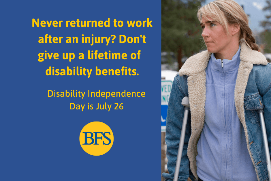 Can't Work After An Injury? Don't Give Up On Your Disability Benefits